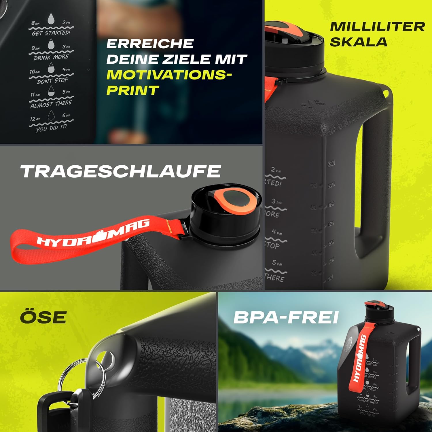 HYDROMAG™ - Trinkflasche - HYDROMAG